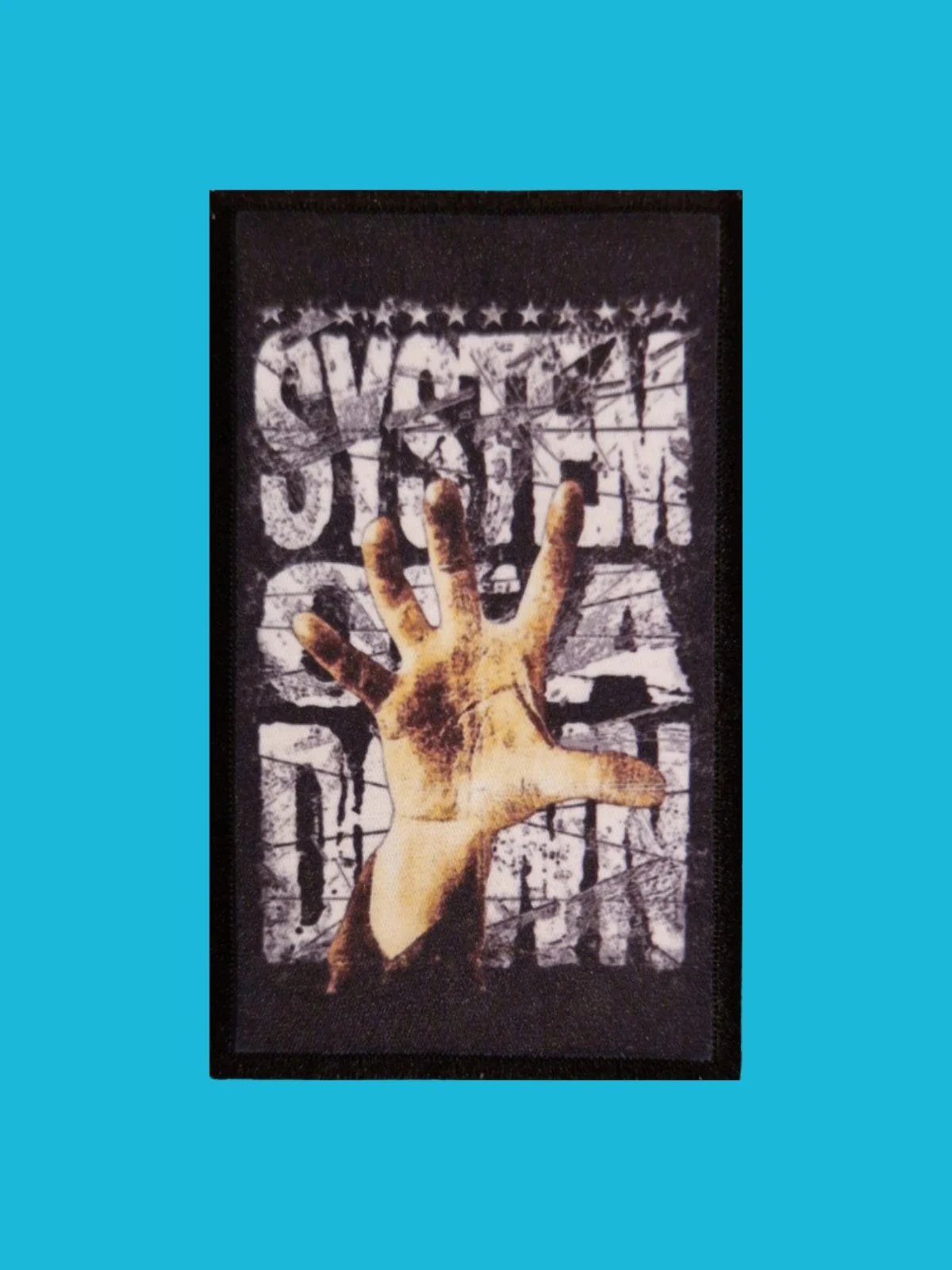 Patch System Of A Down - Artwork + Logo - Imprimé - Rectangle de 6 x 10 centimètres
